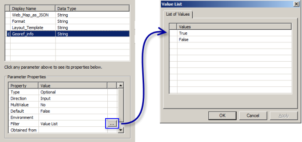 Georef_info parameter Georef_info parameter